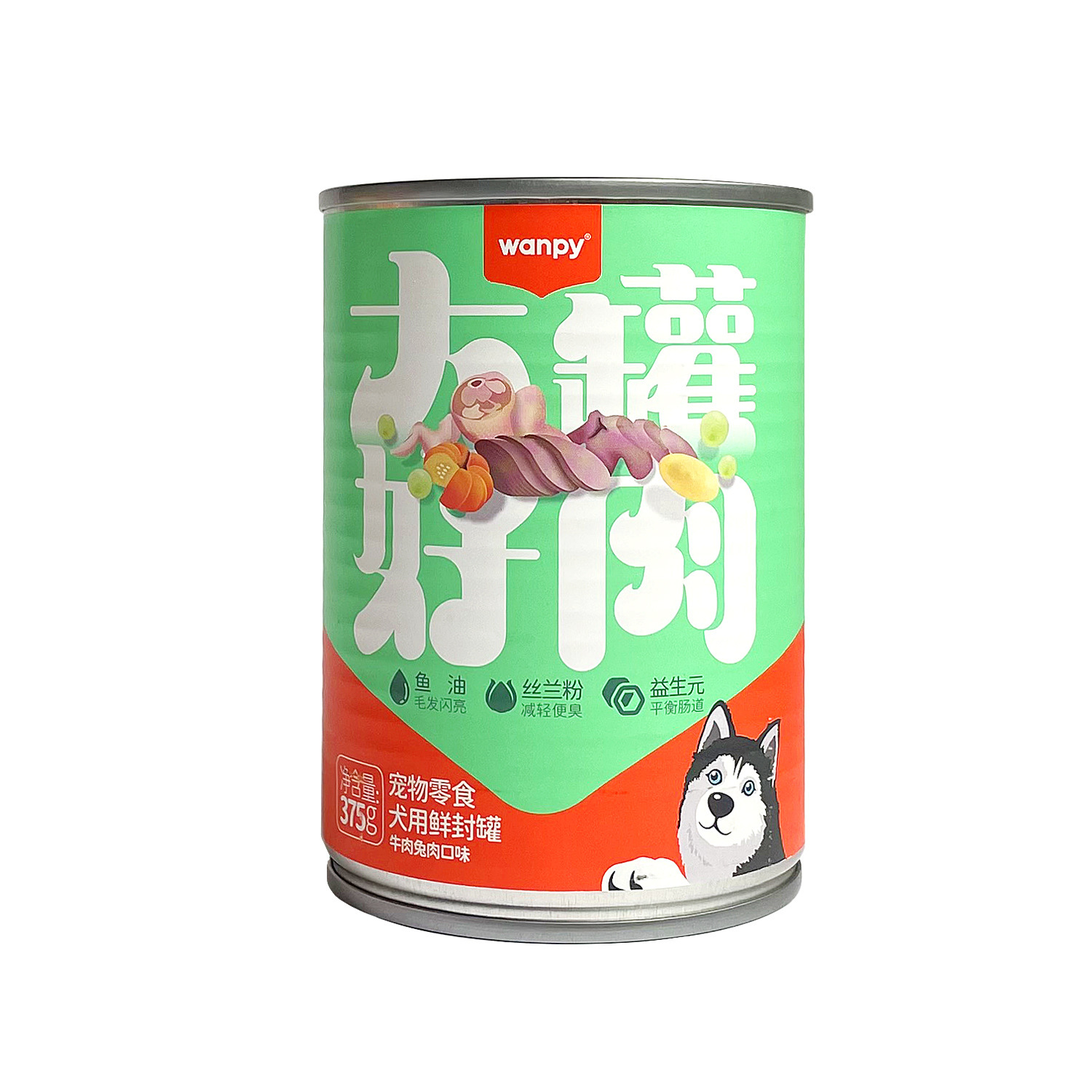 Naughty Dog Canned 375g Beef Chicken Wet Food - Image 11