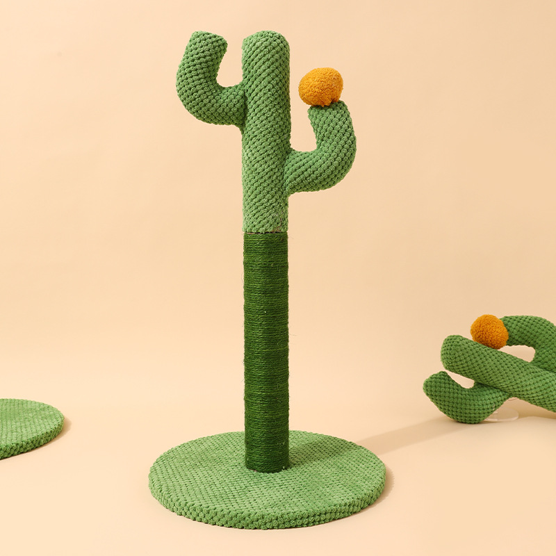 Masson Cactus Cat Scratch Board Sisal Scratching Pole Climber For Pet Cat Cat Toy Supplies Grinding Claw Scratching - Image 2