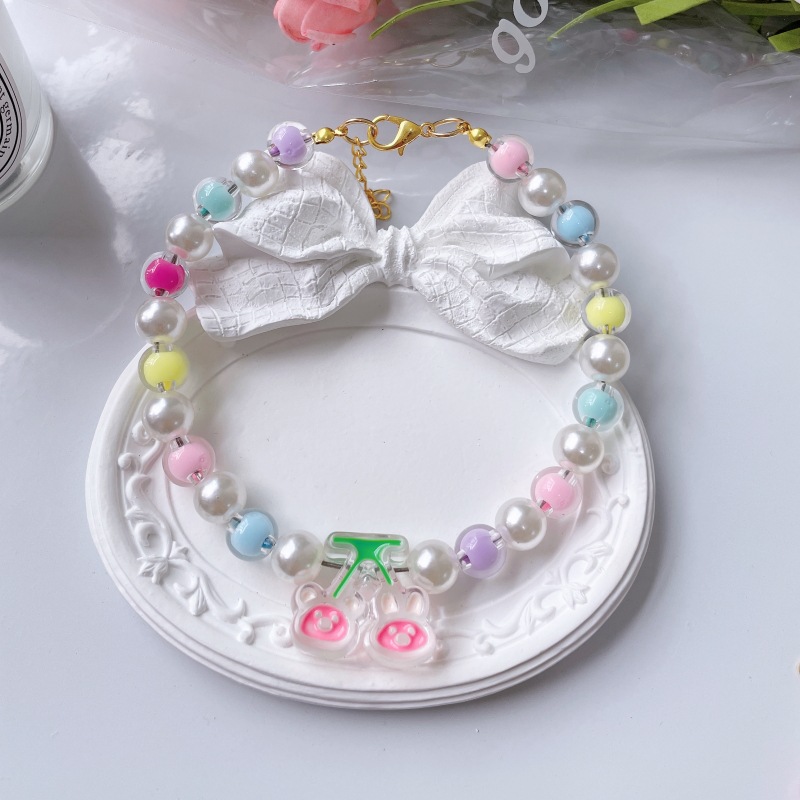 Cute Flower Beaded Necklace For Pet Cats - Image 5