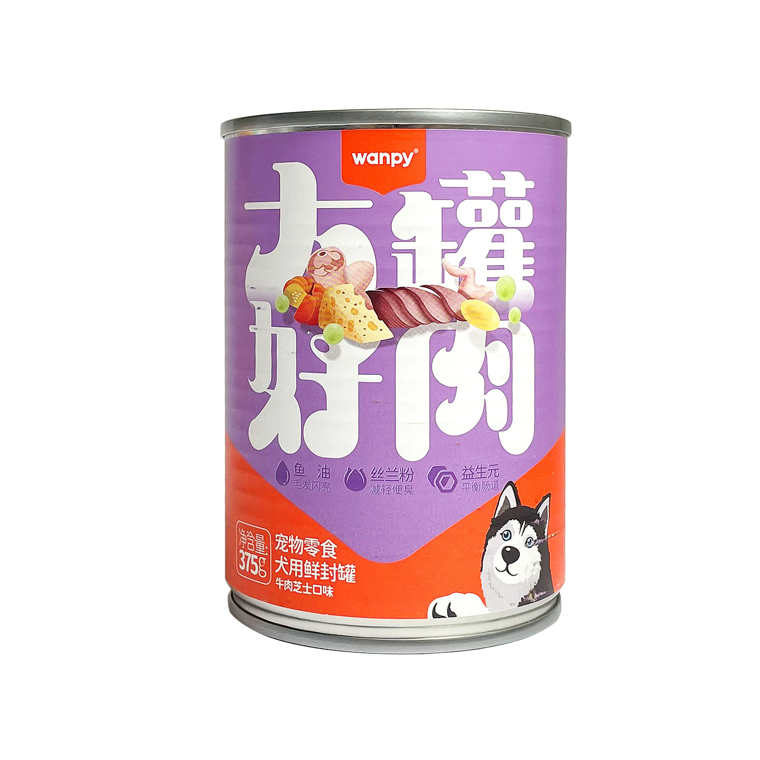 Naughty Dog Canned 375g Beef Chicken Wet Food - Image 7