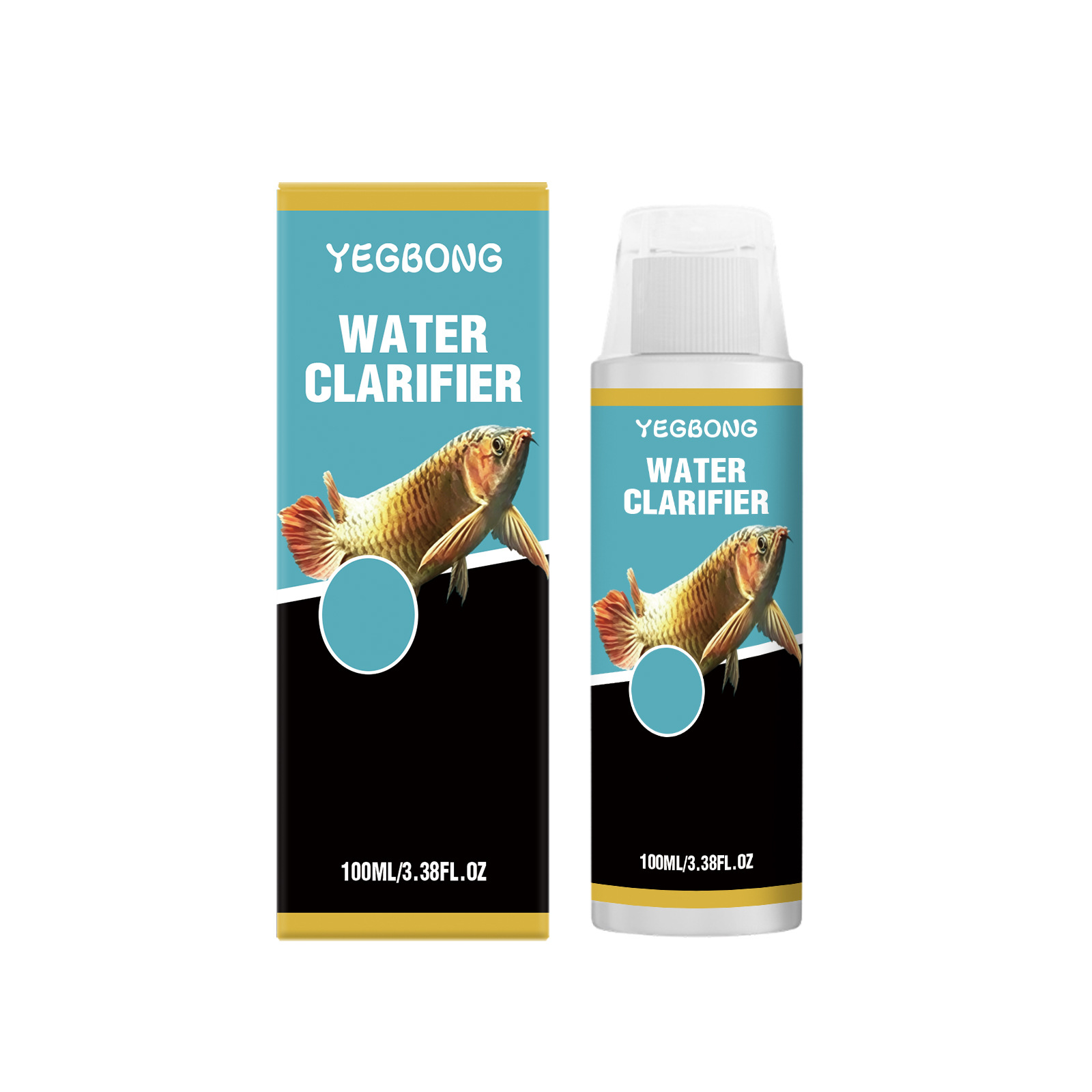 Yegbong Water Purifier Daily Care Gentle Purification For Aquariums Clear Water Quality Essential For Fishkeeping