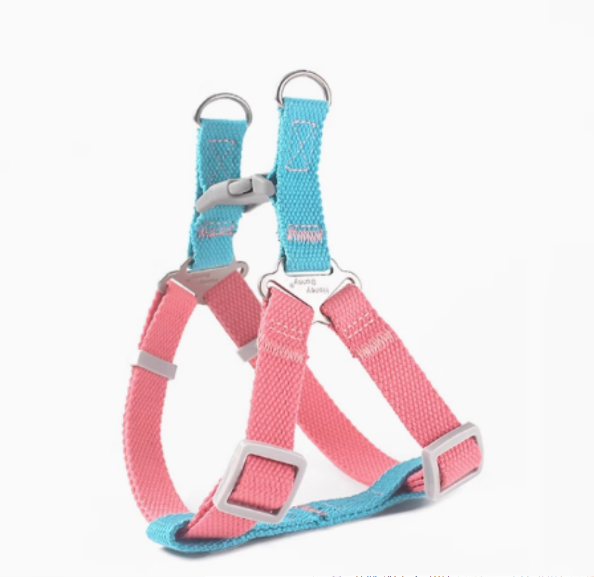 Contrast Color Vest-style Pet's Chest-back Traction Dog Leash - Image 5
