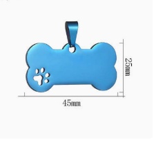 DIY Stainless Steel Hang Tag With Hollowed-out Paw Print And Bone Design - Image 7