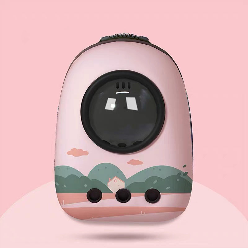 Cat Bag Go Out Portable Breathable Space Pet Compartment Double Shoulder Cat Backpack - Image 2